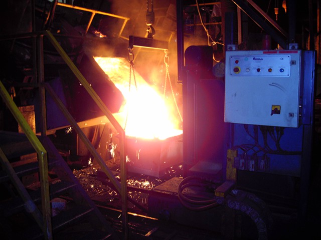 Uitgutsen ovenmond gieterij